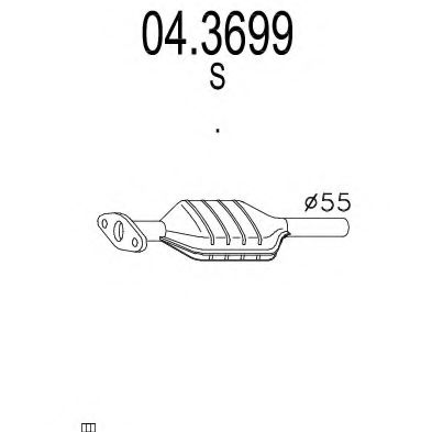 Catalizator MTS 04.3699