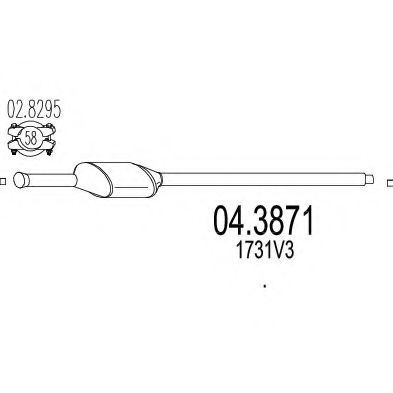 Catalizator MTS 04.3871