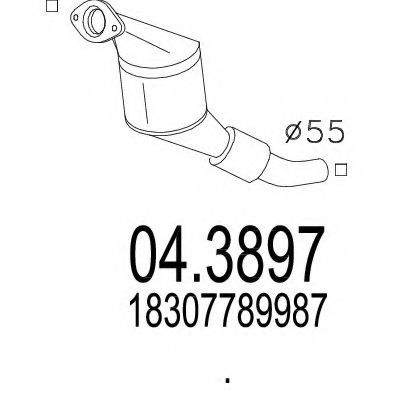 Catalizator MTS 04.3897