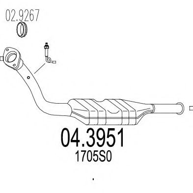 Catalizator MTS 04.3951