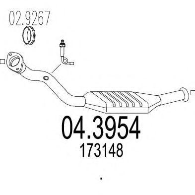 Catalizator MTS 04.3954