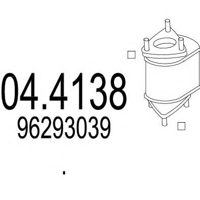 Catalizator MTS 04.4138