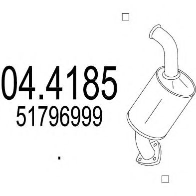 Catalizator MTS 04.4185