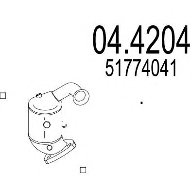 Catalizator MTS 04.4204