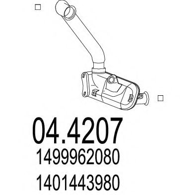 Catalizator MTS 04.4207