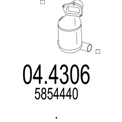 Catalizator MTS 04.4306