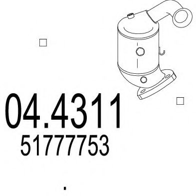 Imagine Catalizator MTS 04.4311