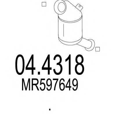 Catalizator MTS 04.4318