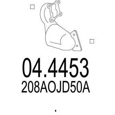 Catalizator MTS 04.4453