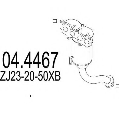 Catalizator MTS 04.4467