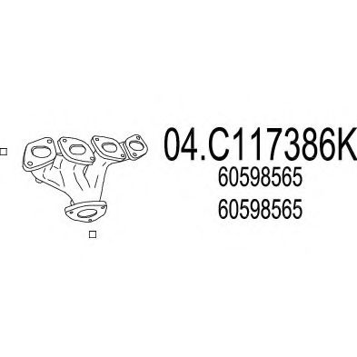 Imagine Racord evacuare MTS 04.C117386K