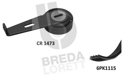 Imagine Set curea transmisie cu caneluri BREDA LORETT KCA0002