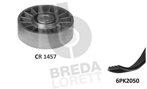 Imagine Set curea transmisie cu caneluri BREDA LORETT KCA0003