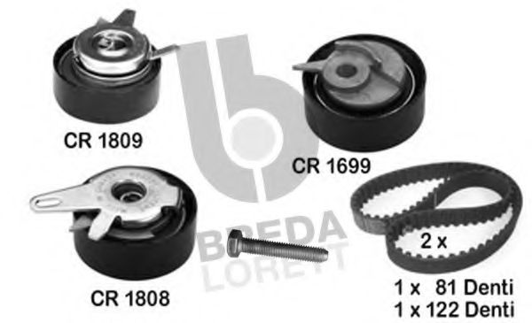 Imagine Set curea de distributie BREDA LORETT KCD0064