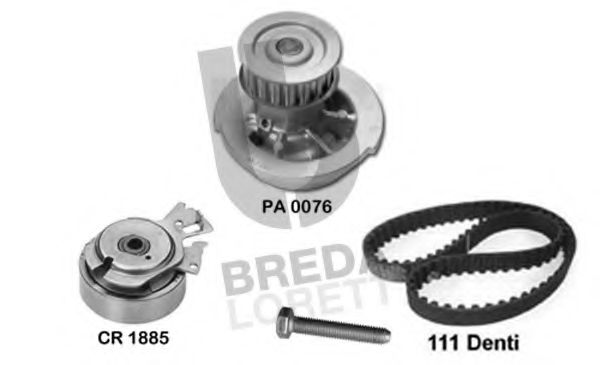 Imagine Set pompa apa + curea dintata BREDA LORETT KPA0019F