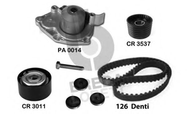 Imagine Set pompa apa + curea dintata BREDA LORETT KPA0143A