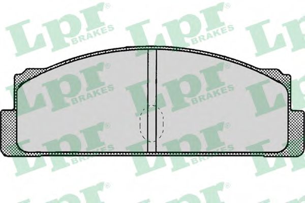 Imagine set placute frana,frana disc LPR 05P002