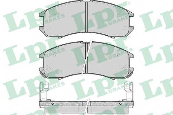 Imagine set placute frana,frana disc LPR 05P036