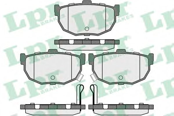 Imagine set placute frana,frana disc LPR 05P089