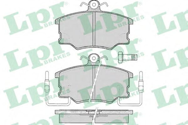 Imagine set placute frana,frana disc LPR 05P098