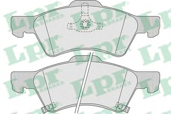 Imagine set placute frana,frana disc LPR 05P1006