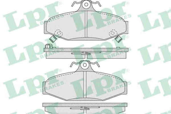 Imagine set placute frana,frana disc LPR 05P1018