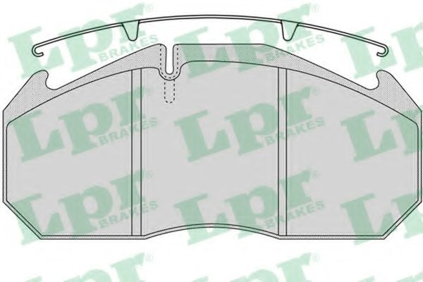 Imagine set placute frana,frana disc LPR 05P1152