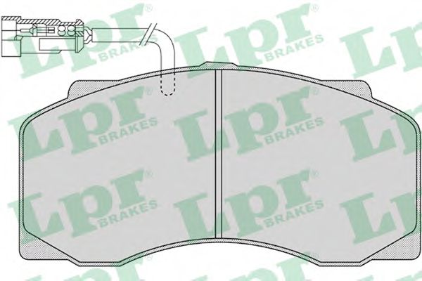 Imagine set placute frana,frana disc LPR 05P1159