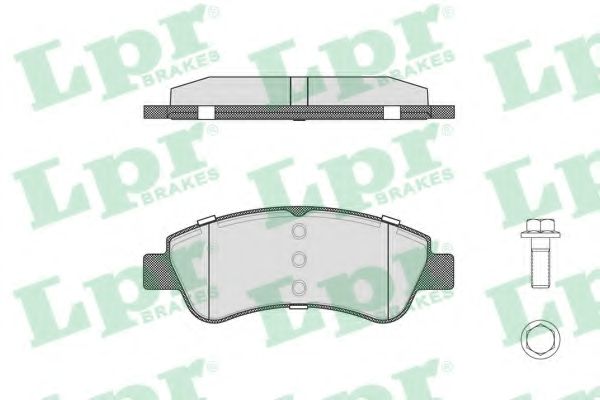 Imagine set placute frana,frana disc LPR 05P1188