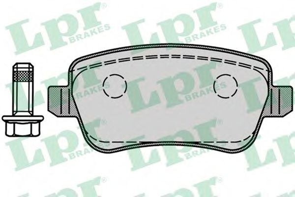 Imagine set placute frana,frana disc LPR 05P1218