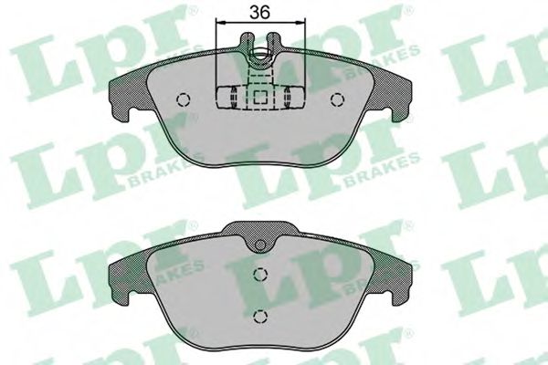 Imagine set placute frana,frana disc LPR 05P1274