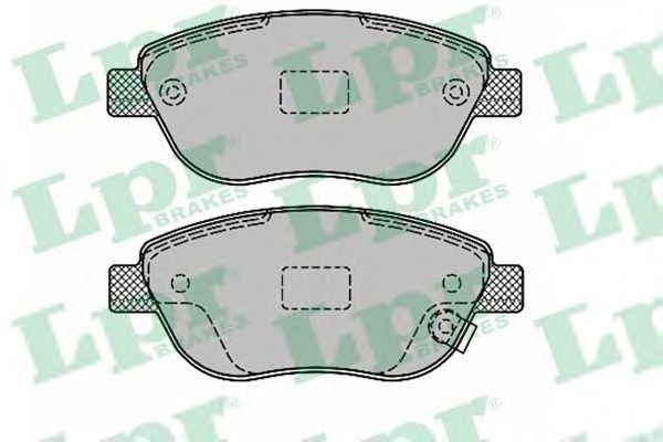 Imagine set placute frana,frana disc LPR 05P1328