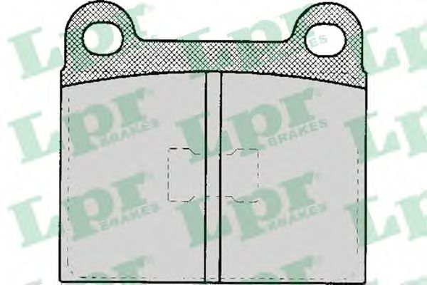 Imagine set placute frana,frana disc LPR 05P135