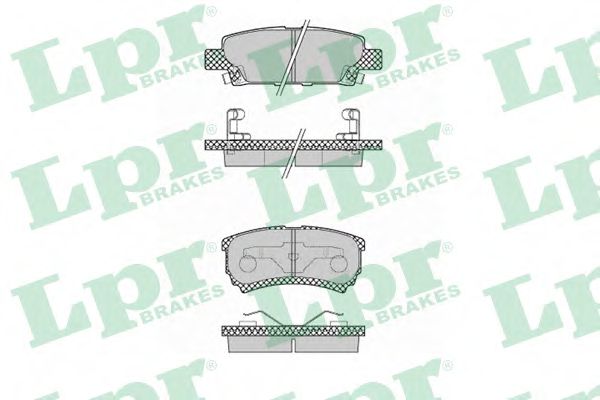 Imagine set placute frana,frana disc LPR 05P1373