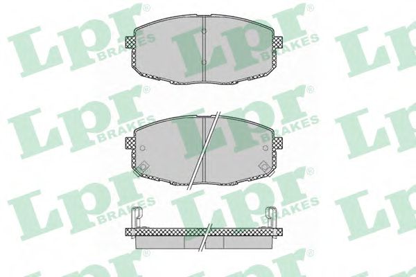 Imagine set placute frana,frana disc LPR 05P1375