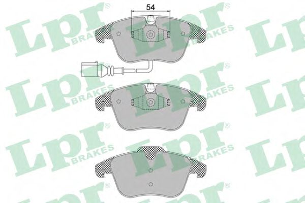 Imagine set placute frana,frana disc LPR 05P1392