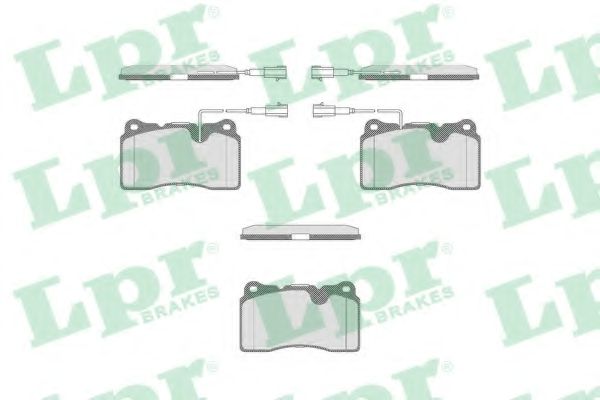 Imagine set placute frana,frana disc LPR 05P1393