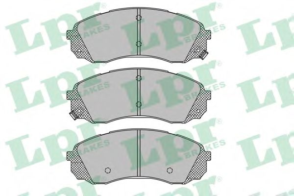 Imagine set placute frana,frana disc LPR 05P1451