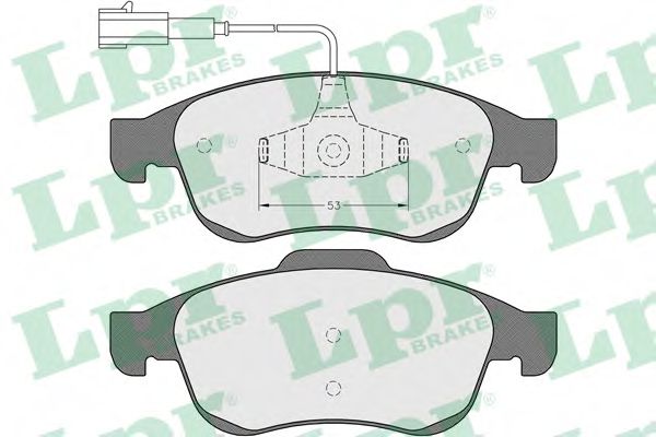 Imagine set placute frana,frana disc LPR 05P1535