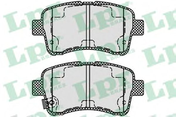 Imagine set placute frana,frana disc LPR 05P1541