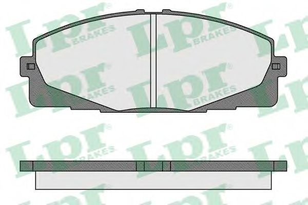 Imagine set placute frana,frana disc LPR 05P1595