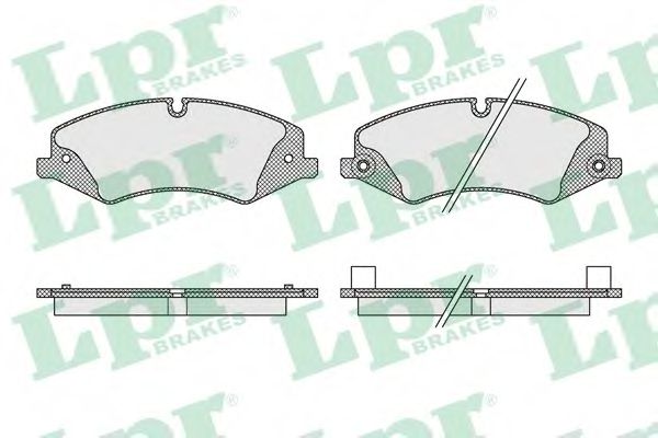 Imagine set placute frana,frana disc LPR 05P1616