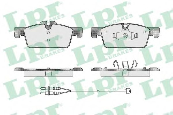 Imagine set placute frana,frana disc LPR 05P1626A