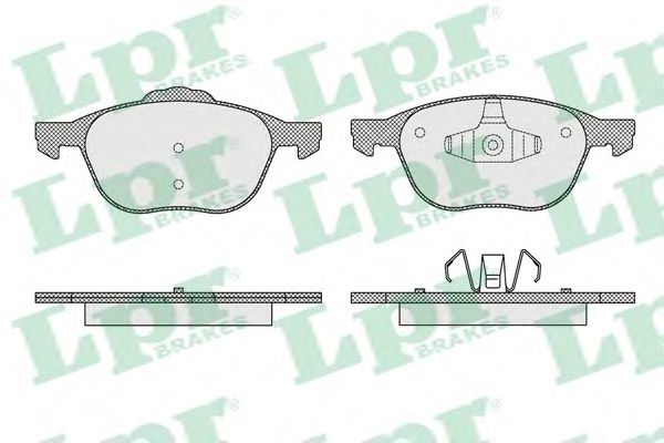 Imagine set placute frana,frana disc LPR 05P1627