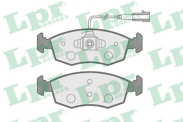 Imagine set placute frana,frana disc LPR 05P1653