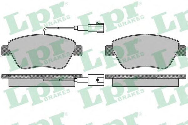 Imagine set placute frana,frana disc LPR 05P1656