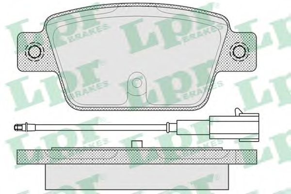 Imagine set placute frana,frana disc LPR 05P1676