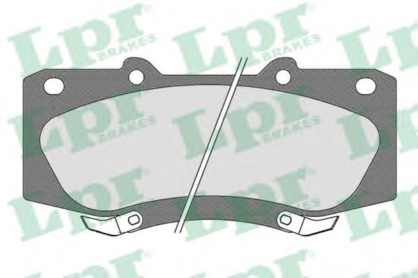 Imagine set placute frana,frana disc LPR 05P1682