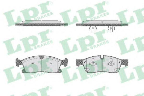 Imagine set placute frana,frana disc LPR 05P1735