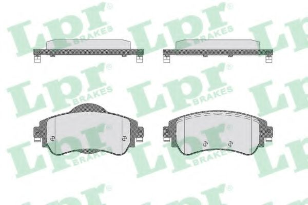 Imagine set placute frana,frana disc LPR 05P1740